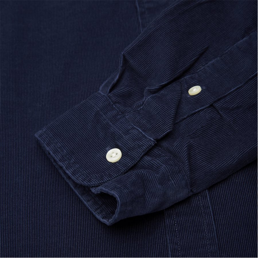 710767119 - Corduroy Button-Down Shirt - Skjorter - Slim - NAVY - 3