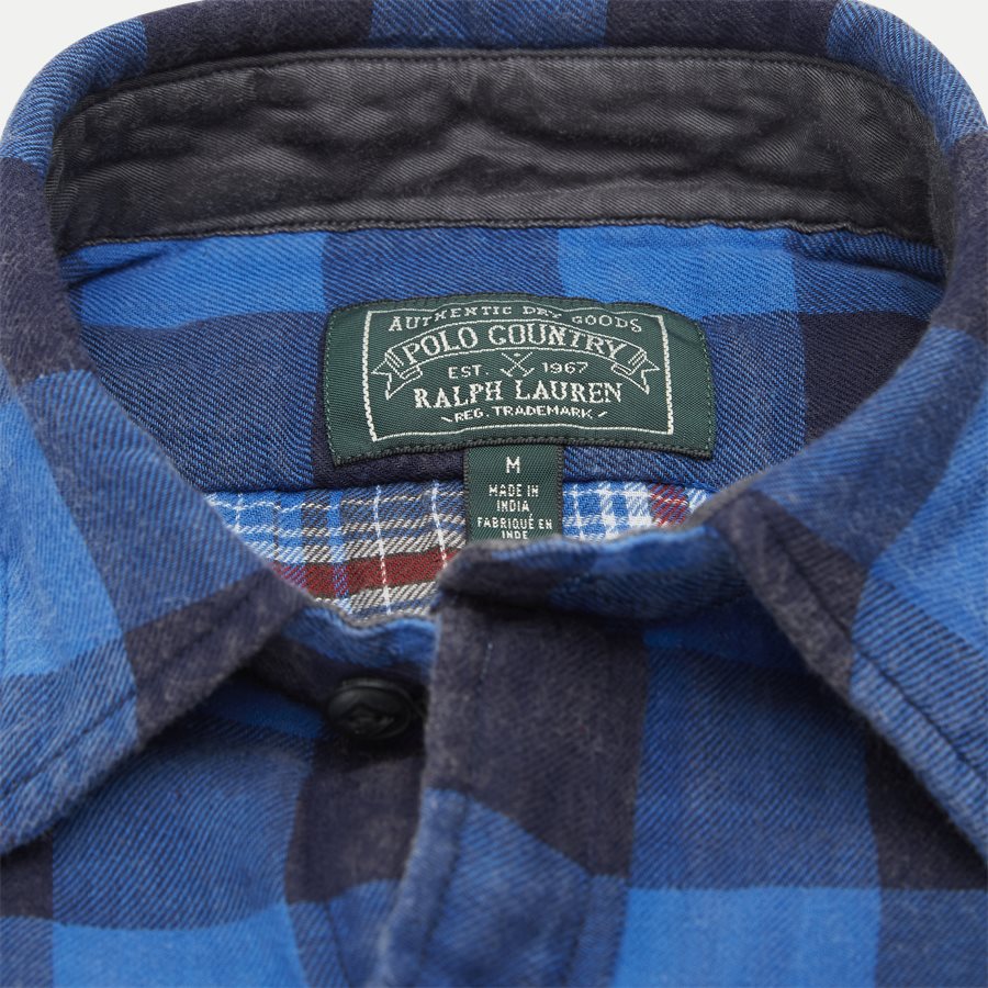 710761514 - Cotton Shirt - Skjorter - Regular - BLÅ - 4