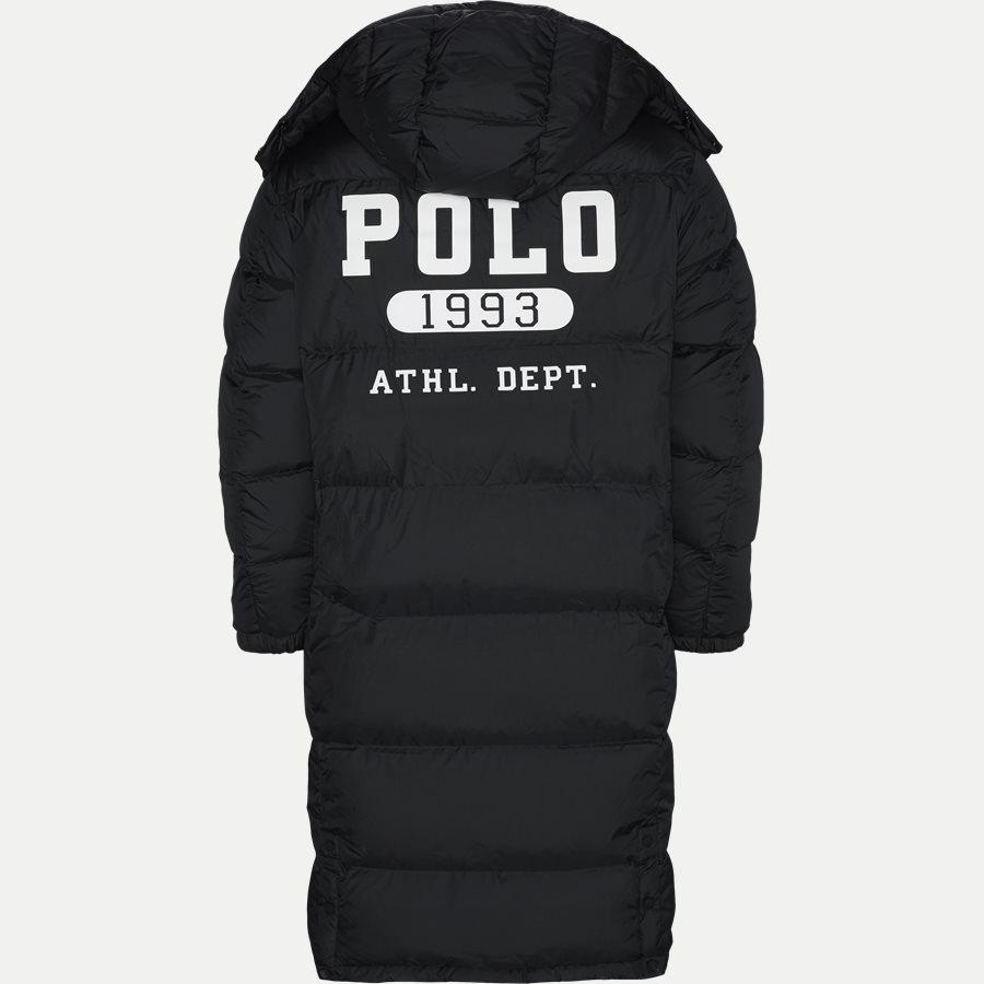 710756881 - Long Down Jacket - Jakker - Regular - SORT - 2