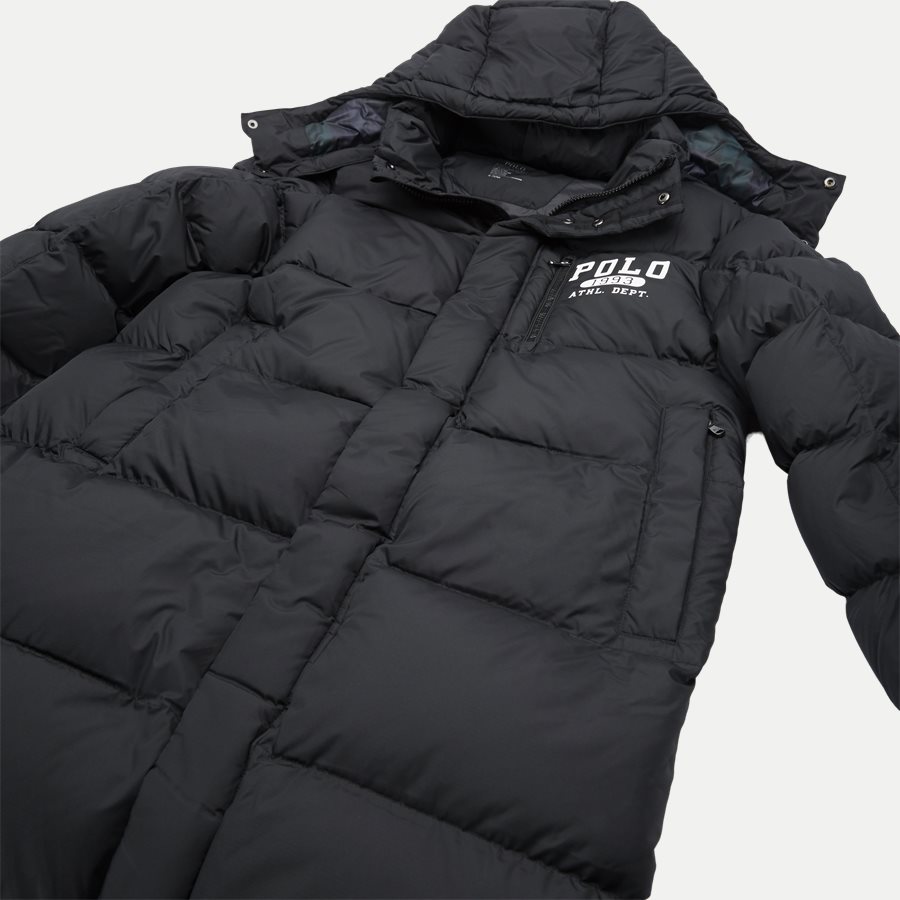 710756881 - Long Down Jacket - Jakker - Regular - SORT - 3