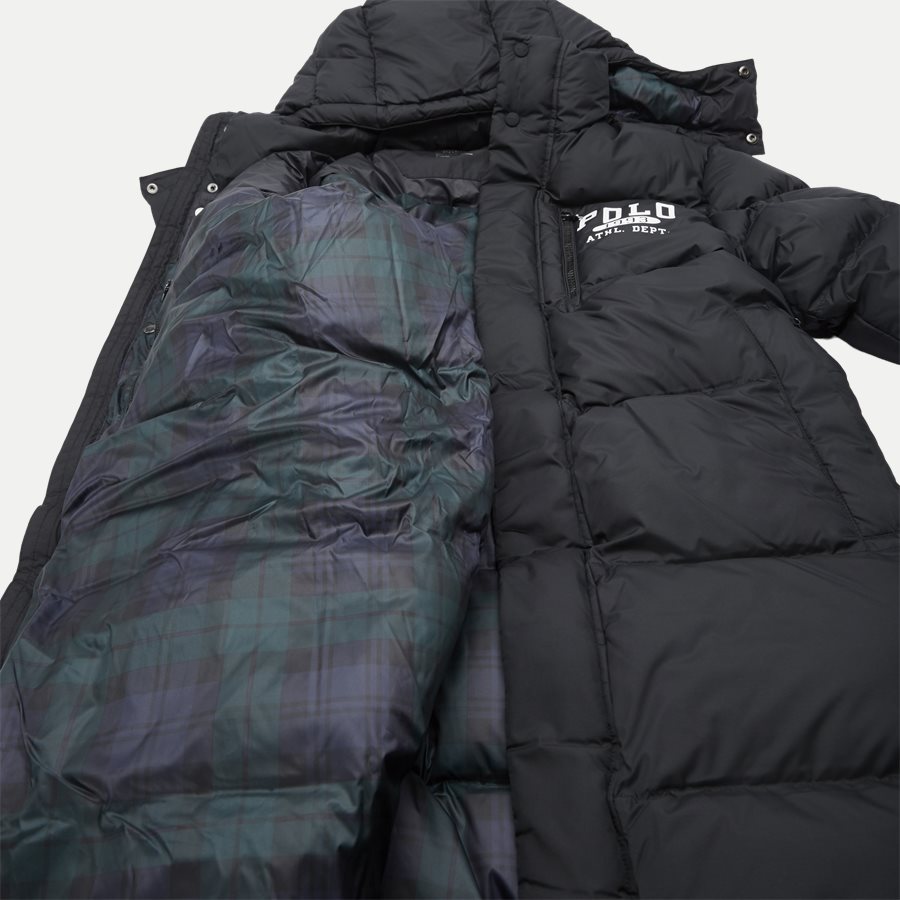 710756881 - Long Down Jacket - Jakker - Regular - SORT - 4