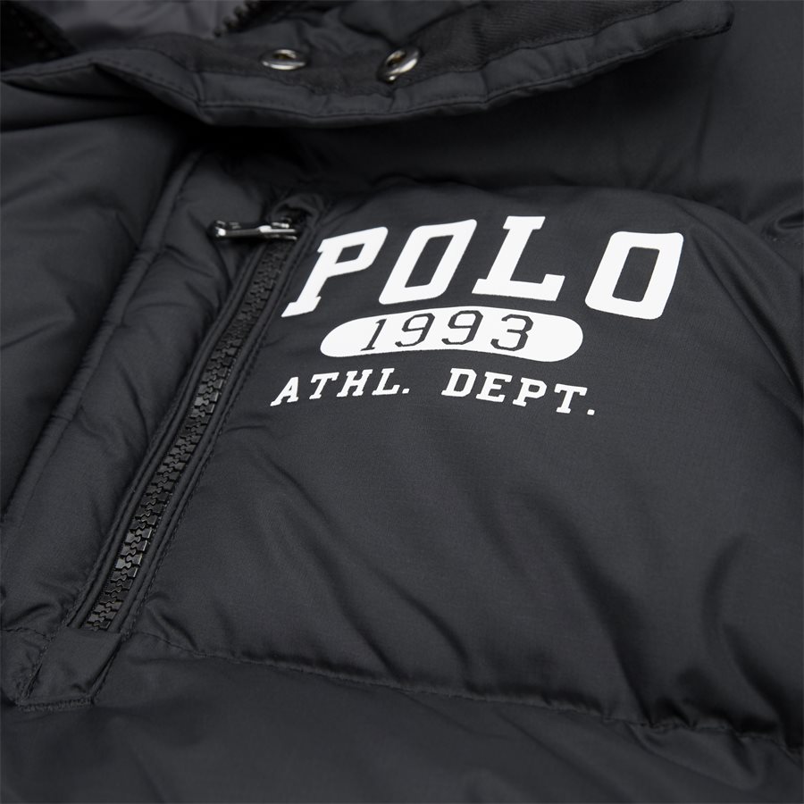 710756881 - Long Down Jacket - Jakker - Regular - SORT - 7