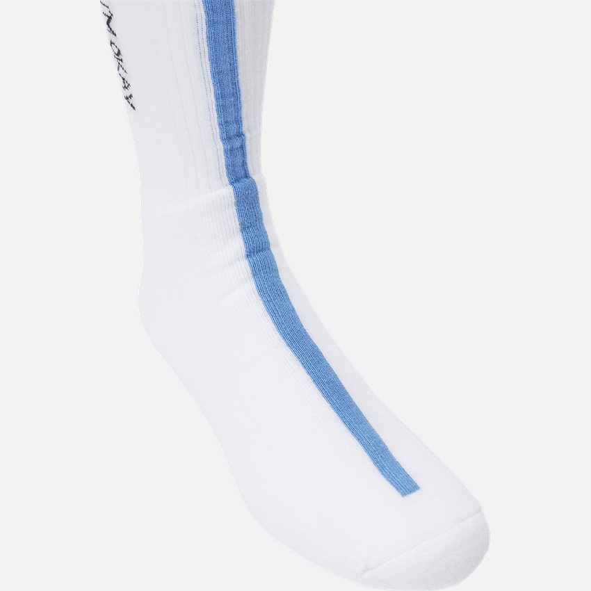qUINT Socks OKAY hvid/blå