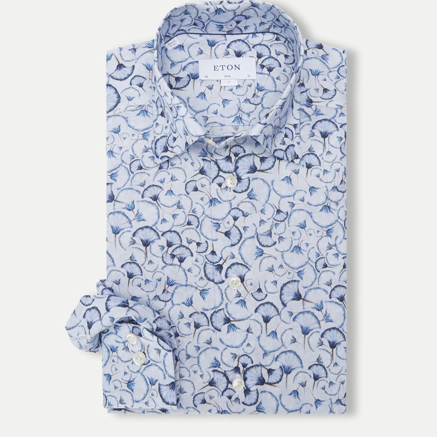 3469 61 - Signature Twill Skjorte - Skjorter - BLÅ - 1