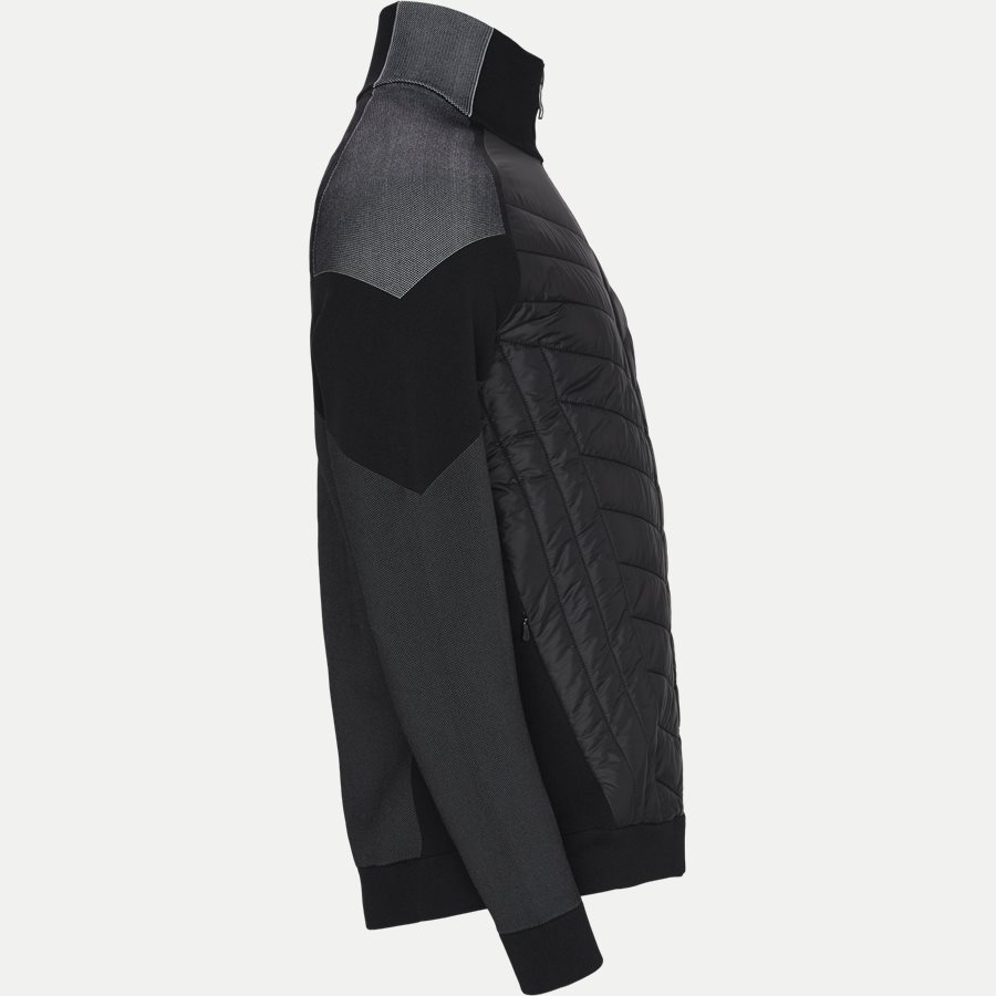 50413690 ZOMY - Zomy Padded Cardigan - Strik - Regular - SORT - 4