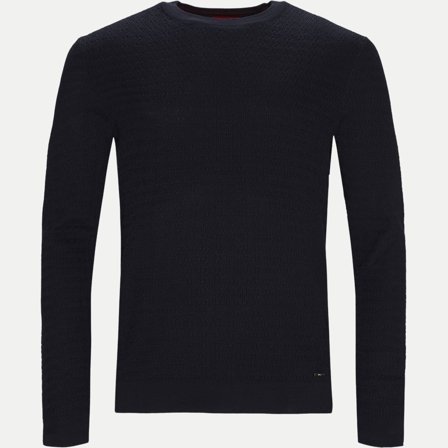 50414449 SMULTON - Smulton Crew-Neck Sweater - Strik - Regular - NAVY - 1