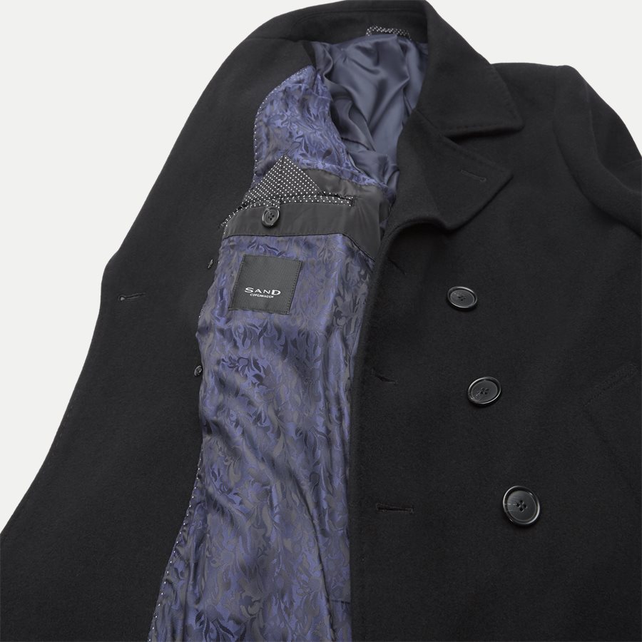 7372 SAIL DB - Sail DB Frakke - Jakker - Regular - SORT - 8