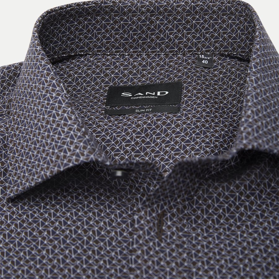 8215 IVER/STATE N - 8215 Iver/State N Trim Skjorte - Skjorter - NAVY - 4