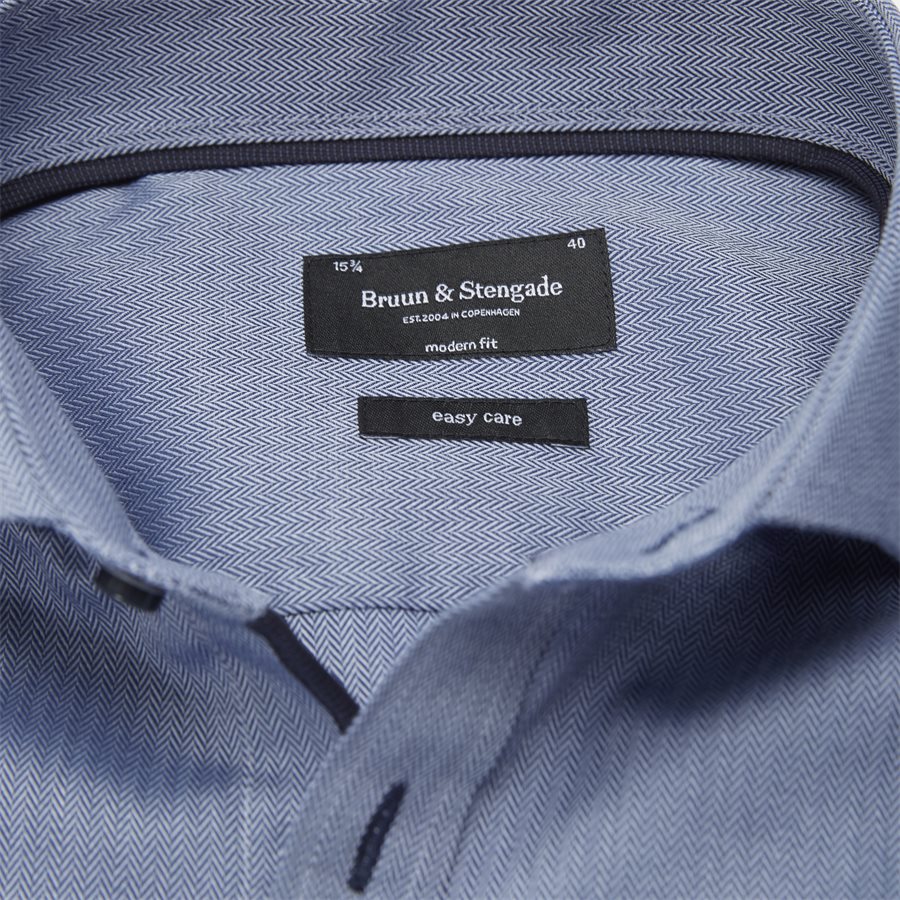 BRANDT - Brandt Skjorte - Skjorter - Modern fit - BLÅ - 3