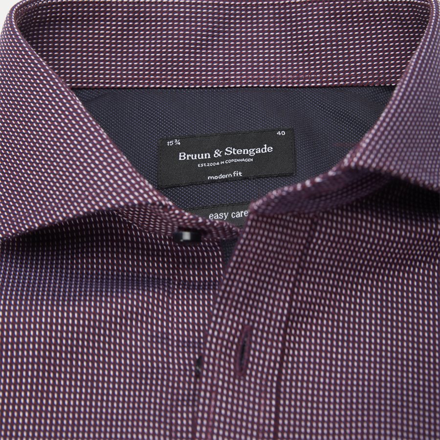 VINICIUS - Vinicius Skjorte - Skjorter - Modern fit - BORDEAUX - 4