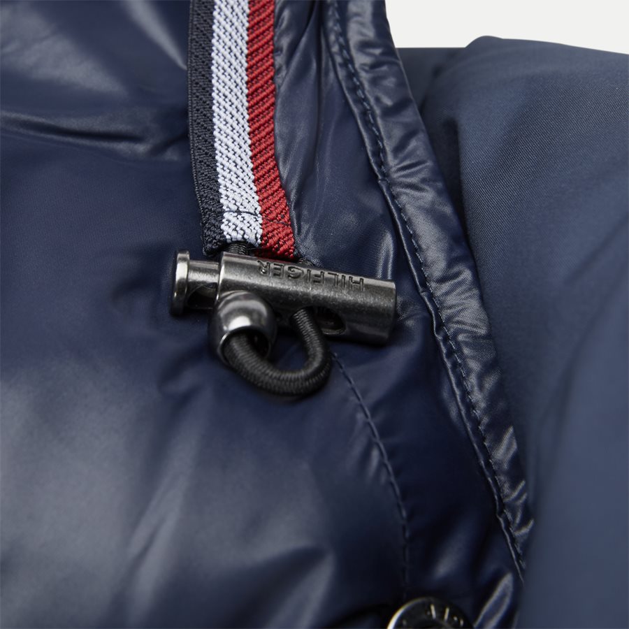 TOMMY HOODED BOMBER - Tommy Hooded Bomber Jacket - Jakker - Regular - NAVY - 6