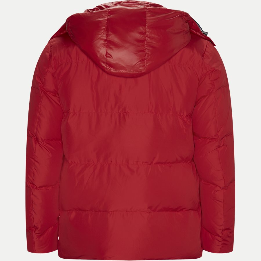TOMMY HOODED BOMBER - Tommy Hooded Bomber Jacket - Jakker - Regular - RØD - 2