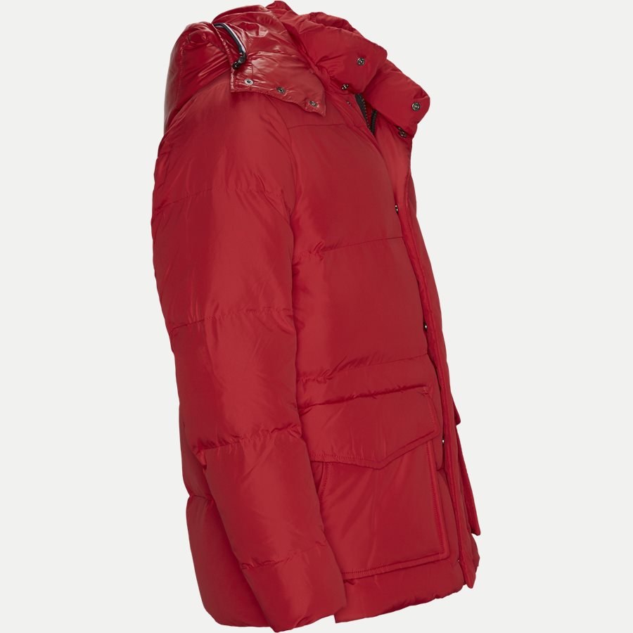 TOMMY HOODED BOMBER - Tommy Hooded Bomber Jacket - Jakker - Regular - RØD - 4