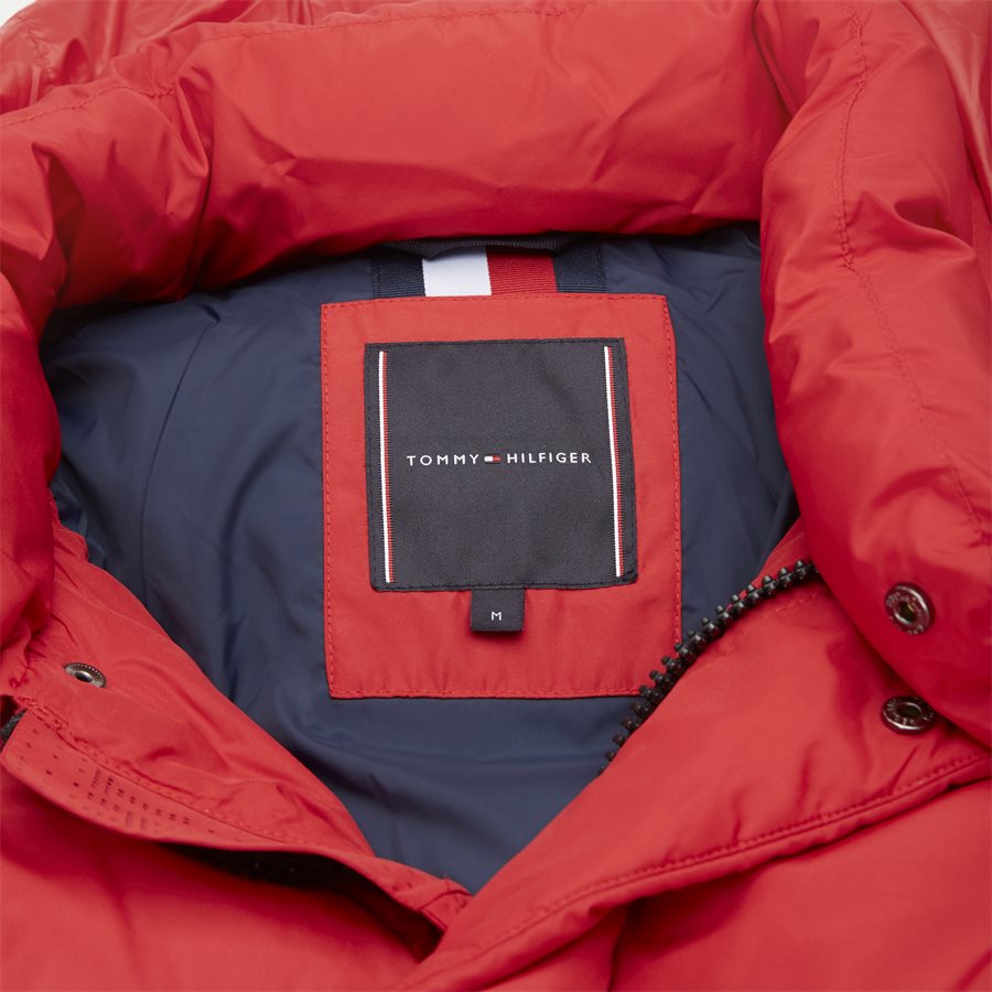 TOMMY HOODED BOMBER - Tommy Hooded Bomber Jacket - Jakker - Regular - RØD - 5