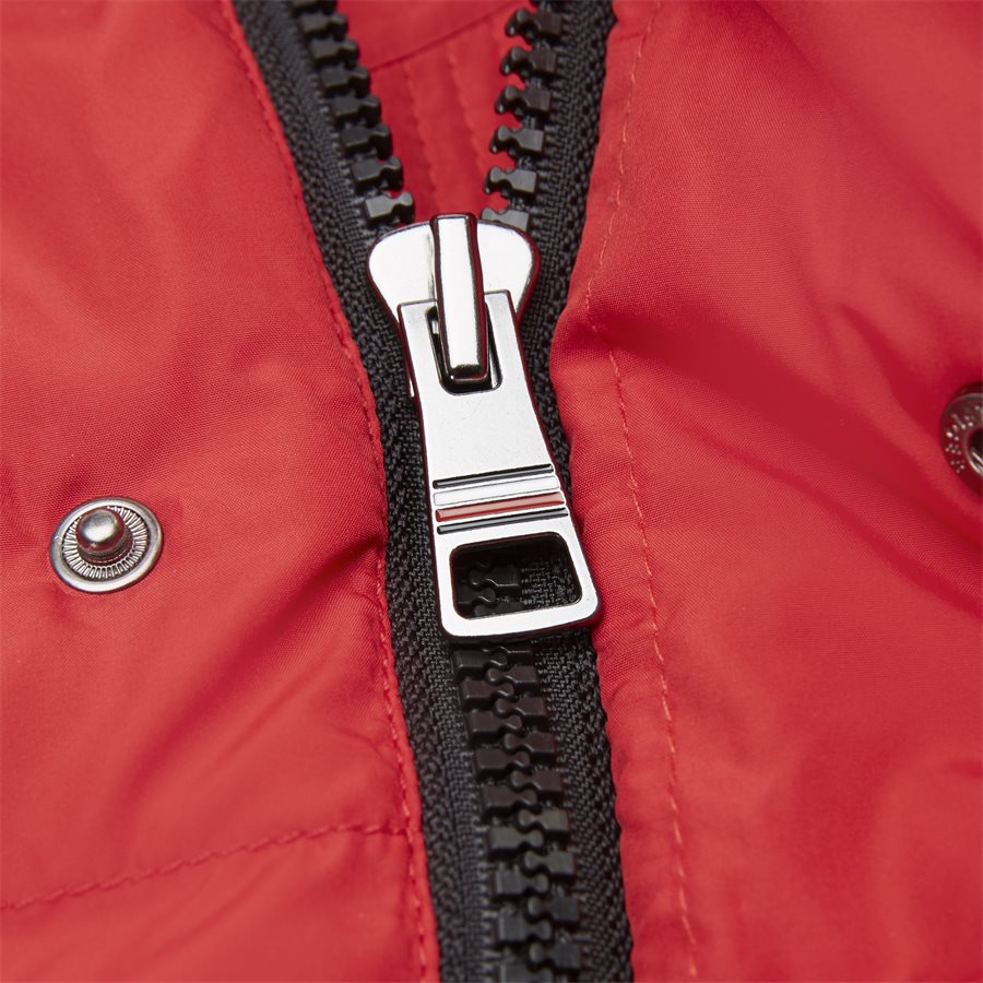 TOMMY HOODED BOMBER - Tommy Hooded Bomber Jacket - Jakker - Regular - RØD - 11