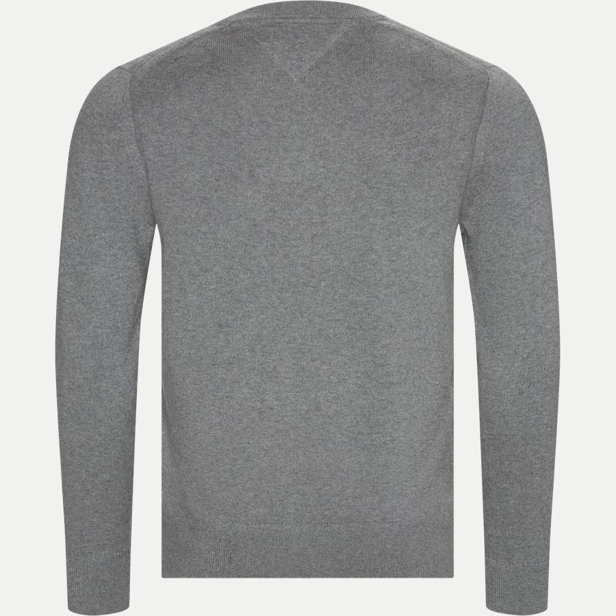 PIMA COTTON CASHMERE CREW NECK - Pima Cotton Cashmere Crew Neck - Strik - Regular - GRÅ - 2