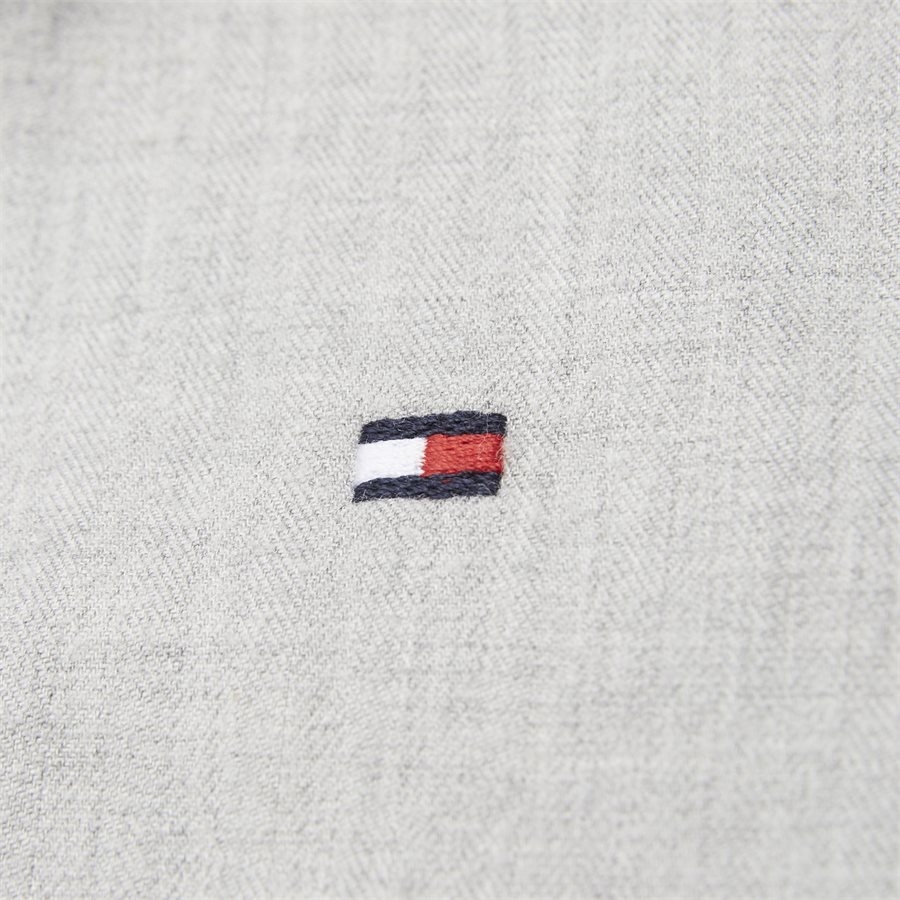 FLEX HERRINGBONE SHIRT - Flex Herringbone Shirt - Skjorter - Regular - GRÅ - 4