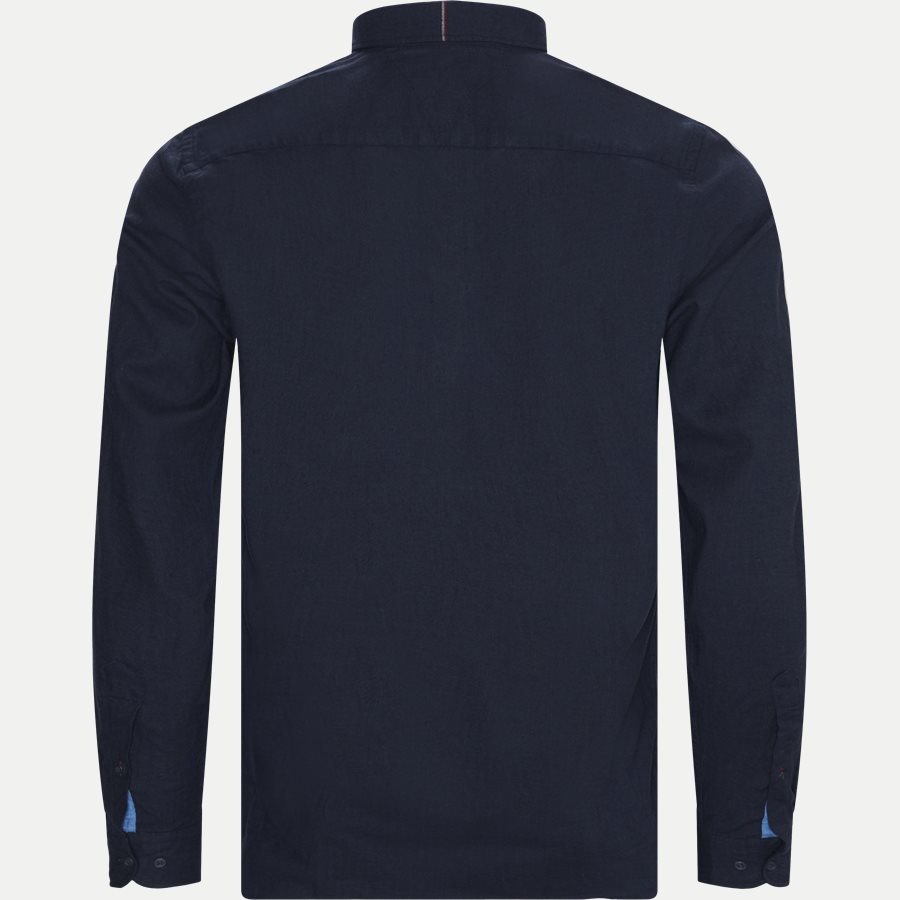 FLEX HERRINGBONE SHIRT - Flex Herringbone Shirt - Skjorter - Regular - NAVY - 2
