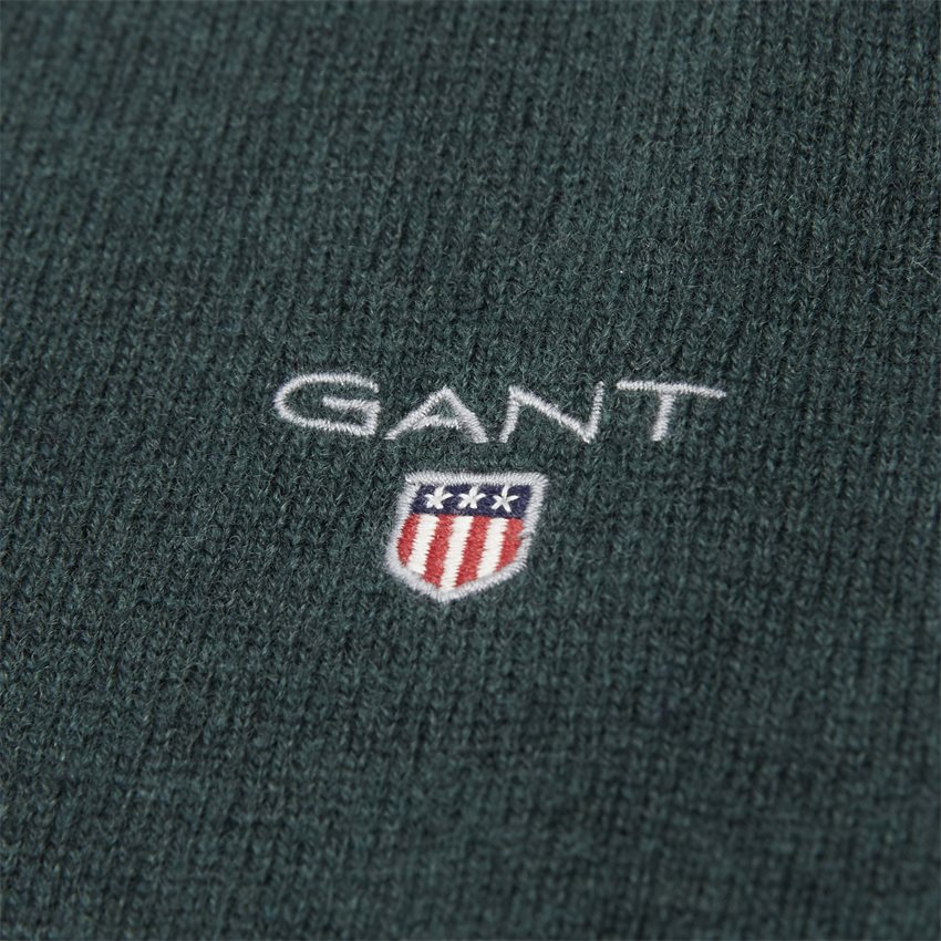 Gant Knitwear SUPERFINE LAMBSWOOL CREW 86211 GRØN