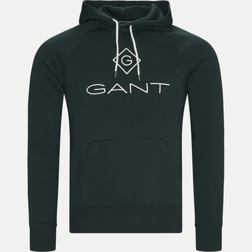 Gant Sweatshirts D1 GANT LOCK UP HOODIE GRØN