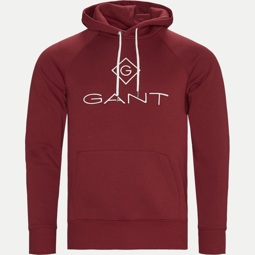 Gant Sweatshirts D1 GANT LOCK UP HOODIE RØD