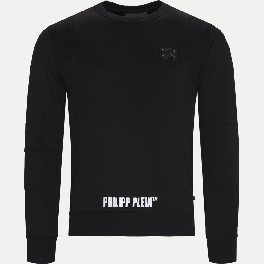 Philipp Plein Sweatshirts MJO620 PO002N SORT/HVID