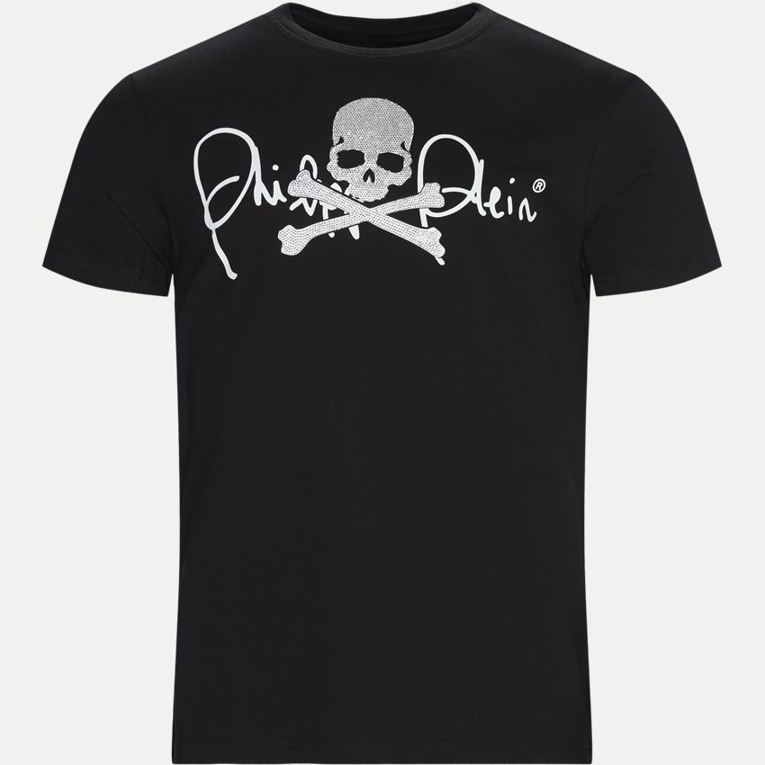 Philipp Plein T-shirts MTK3872 PJY002N SORT/HVID