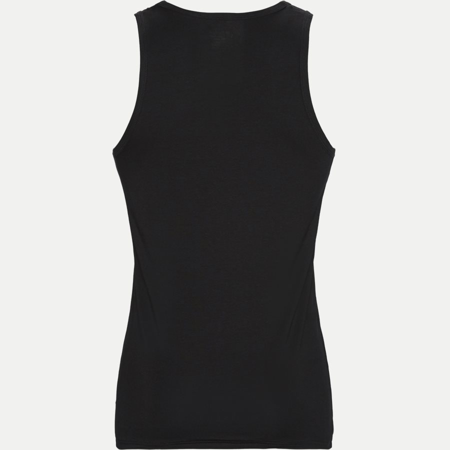 1080-1 BAMBOO 2-PACK SINGLET - Bamboo 2-Pack Singlet Undertrøje - Undertøj - Regular - SORT - 3