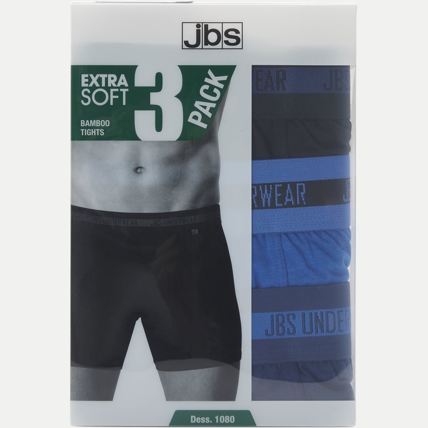 JBS Underwear 1080-51 BAMBOO 3-PACK TIGHTS BLÅ/NAVY