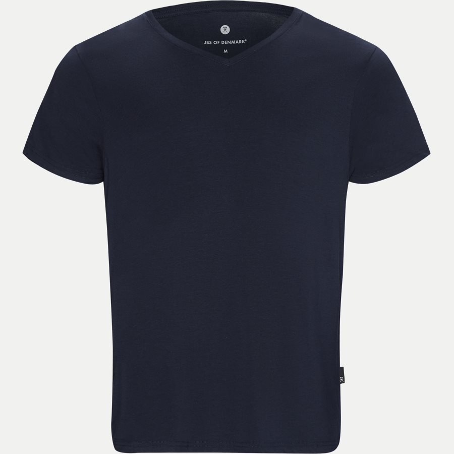 120-20 BOMBOO BLEND V-NECK - Bamboo Blend V-neck T-shirt - Undertøj - Regular - NAVY - 1