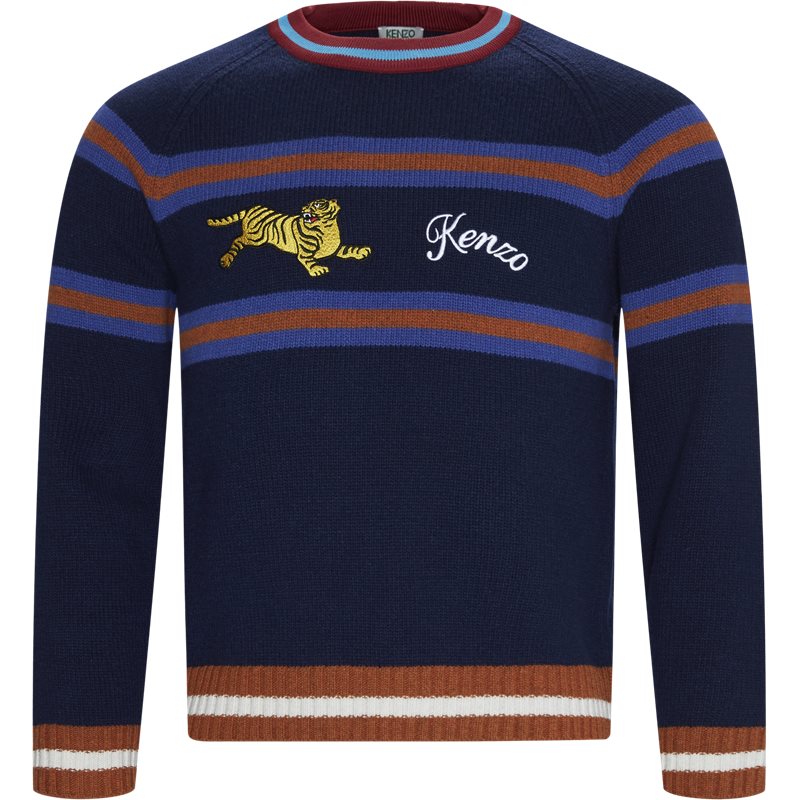 Kenzo Regular fit PU2283DI Strik Navy Billede af Kenzo Regular fit PU2283DI Strik Navy