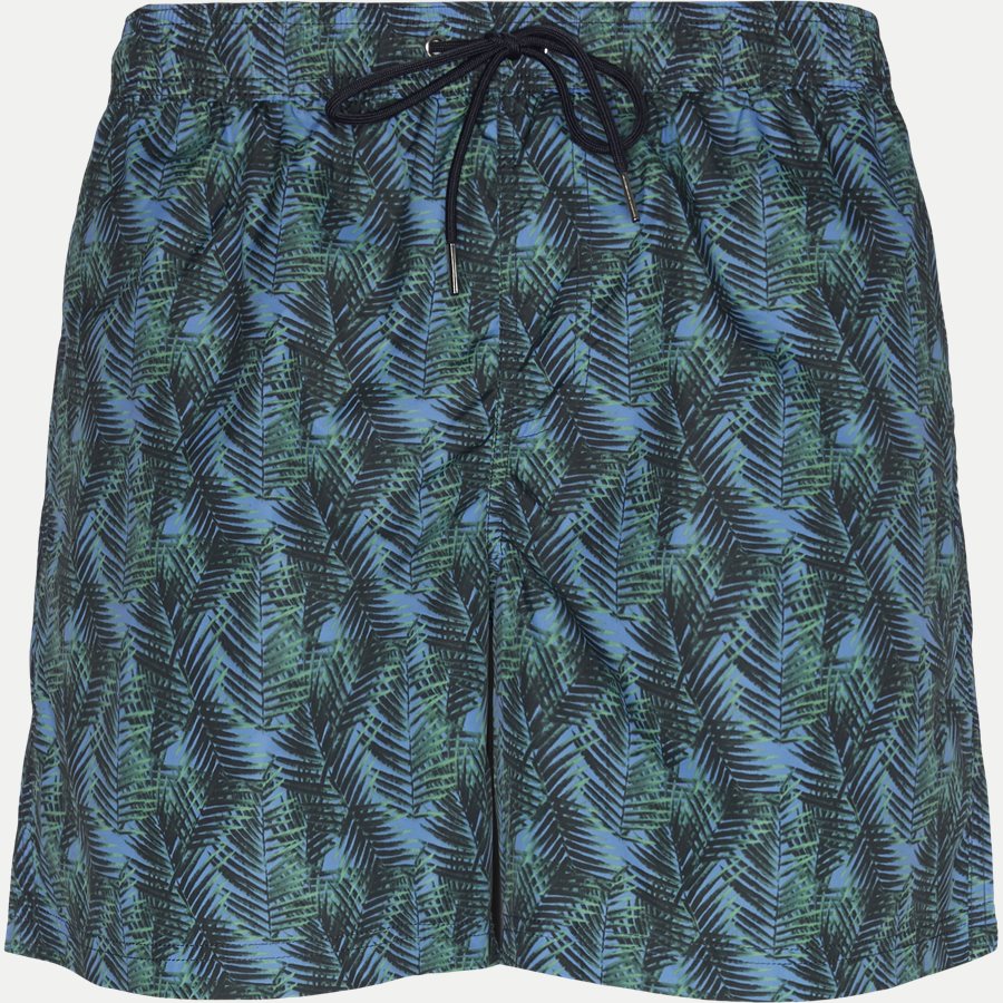 3077 SWIMTRUNK PALM PRINT - Badeshorts - Shorts - Regular - GRØN - 1