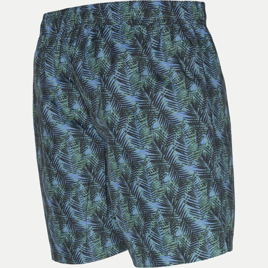 3077 SWIMTRUNK PALM PRINT - Badeshorts - Shorts - Regular - GRØN - 3