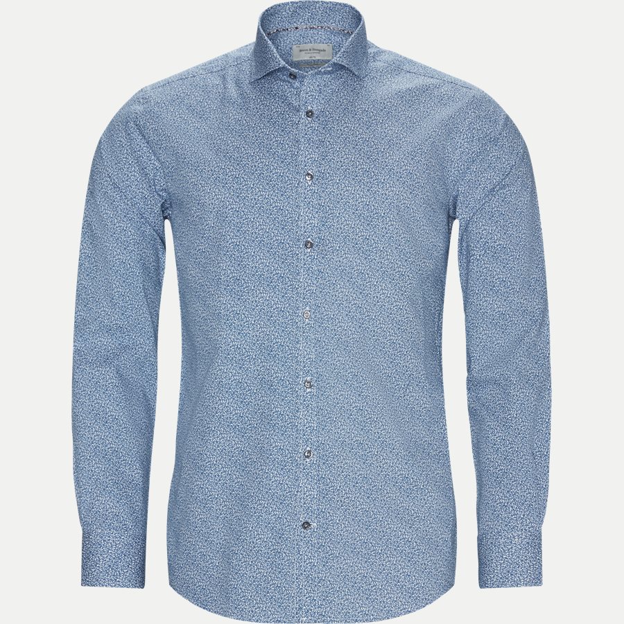 BS RYAN - Ryan Skjorte - Skjorter - Slim - BLÅ - 1