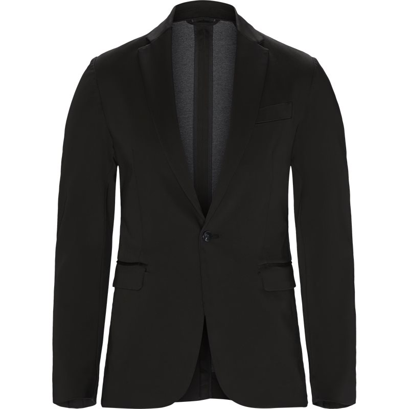 Dondup Slim UJ546 RS0031 PTD Blazer Sort Billede af Dondup Slim UJ546 RS0031 PTD Blazer Sort