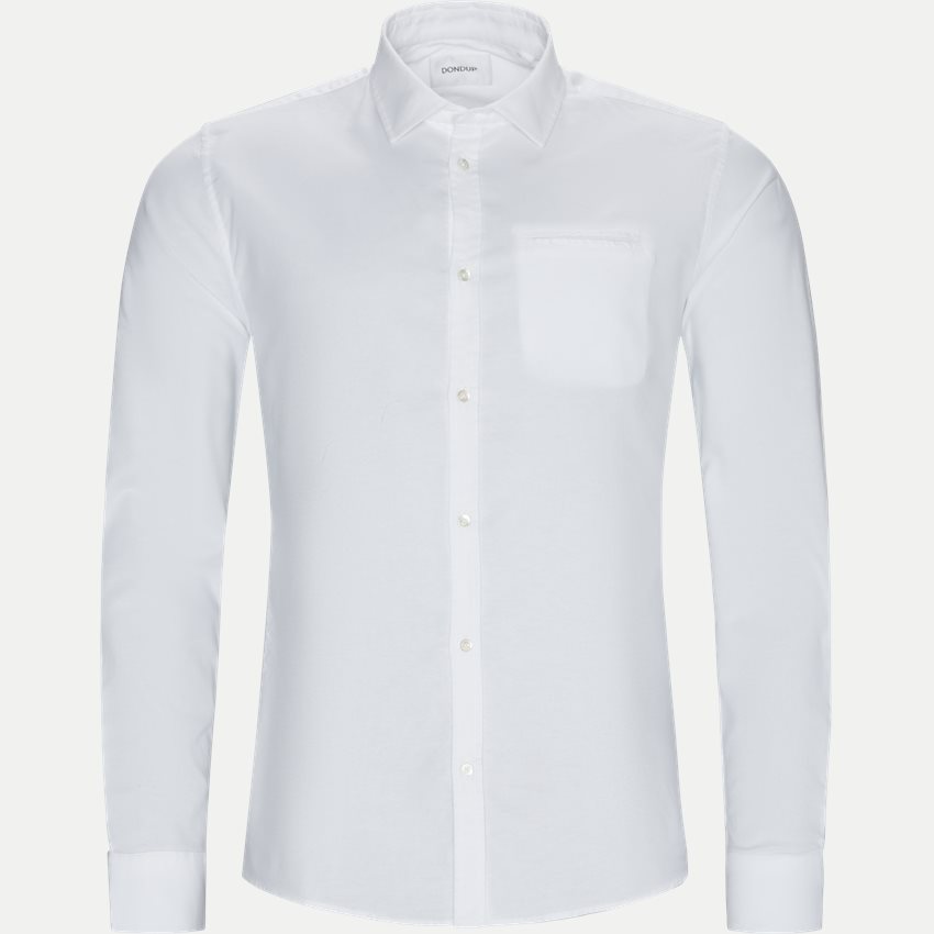 Dondup Shirts UC0277 FS191 002 WHITE