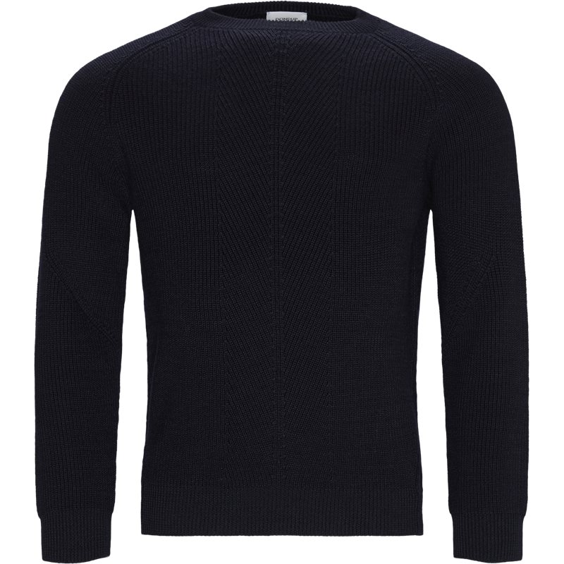 Dondup Regular fit UM0968 M661 002 Strik Navy Billede af Dondup Regular fit UM0968 M661 002 Strik Navy