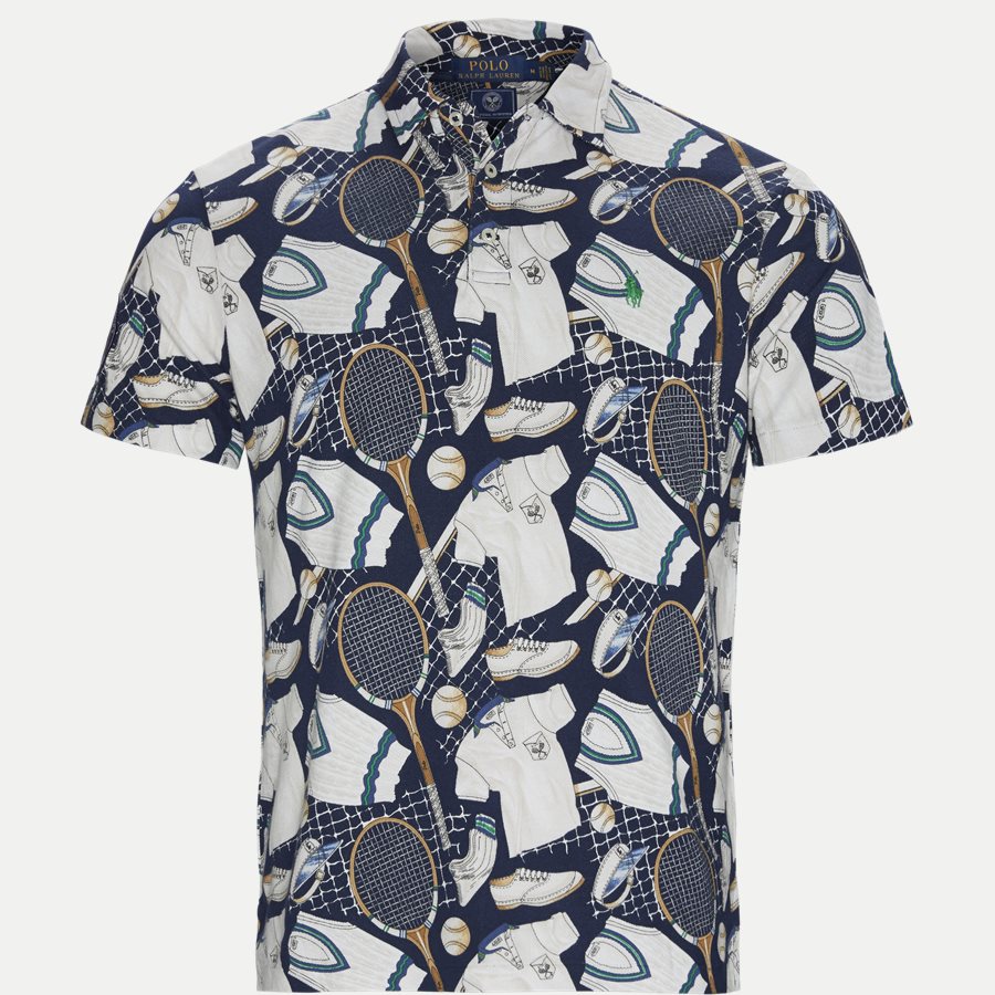 710748058 - Wimbledon Ret Multi Polo T-shirt - T-shirts - Regular - NAVY - 1