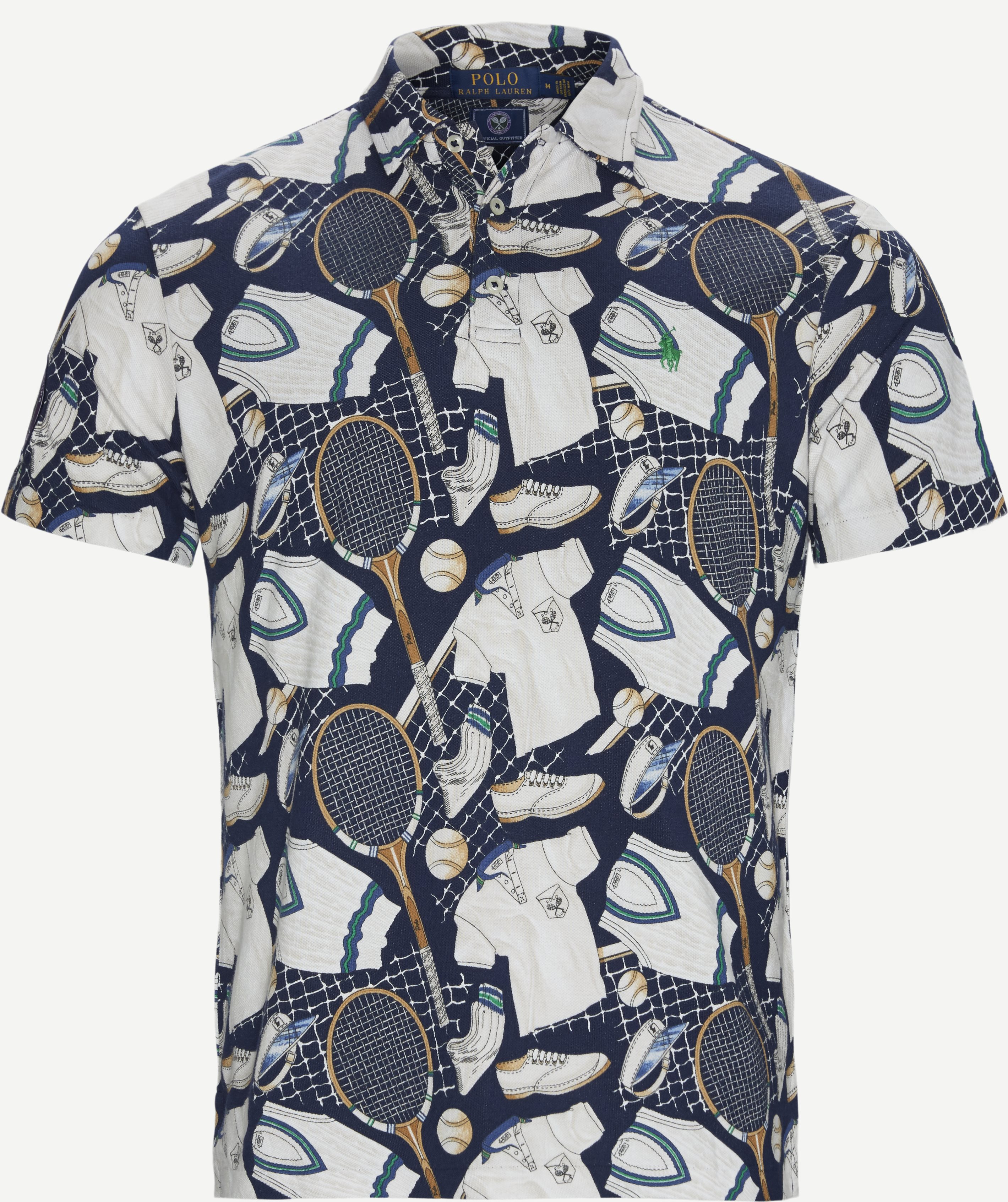 Wimbledon Ret Multi Polo T-shirt - T-shirts - Regular fit - Blå