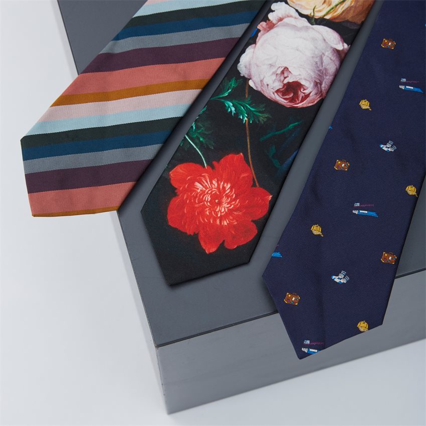 Paul Smith Accessories Ties 552M A40535 BLÅ