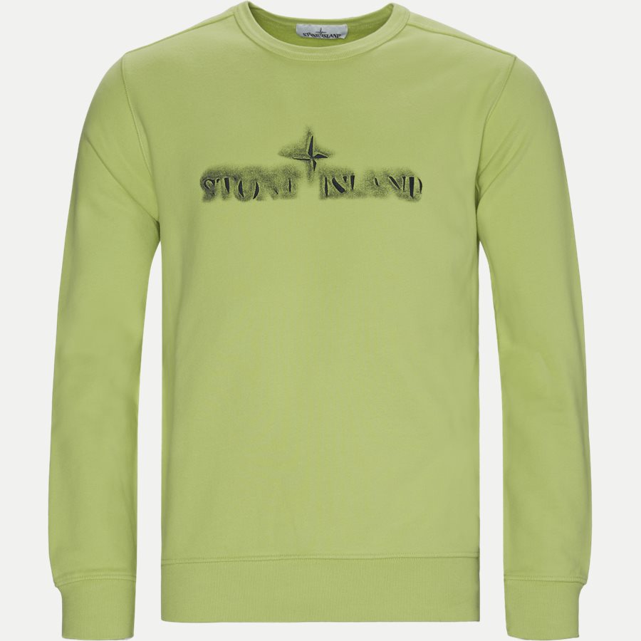 62790 - Logo Crewneck Sweatshirt - Sweatshirts - Regular - GRØN - 1