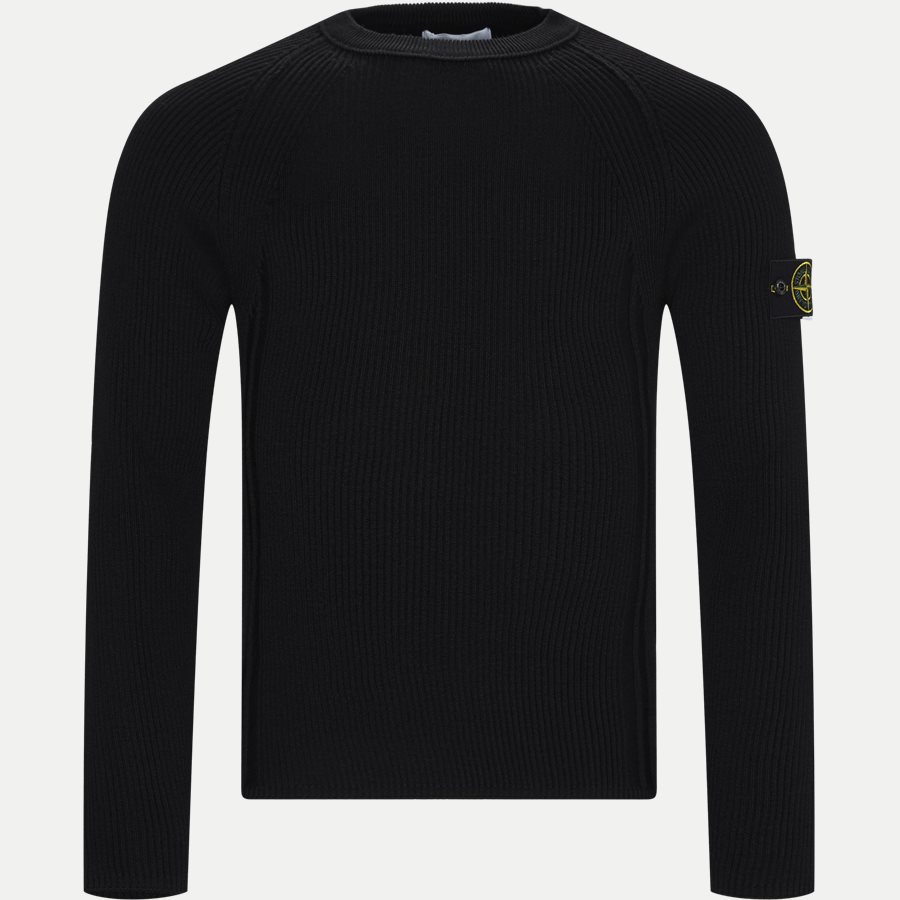 516C2 - Crewneck Sweater - Strik - Regular - SORT - 1
