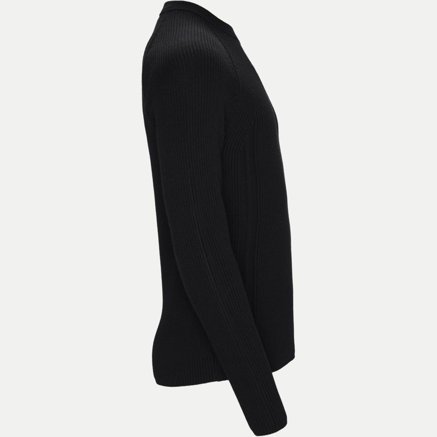 516C2 - Crewneck Sweater - Strik - Regular - SORT - 4