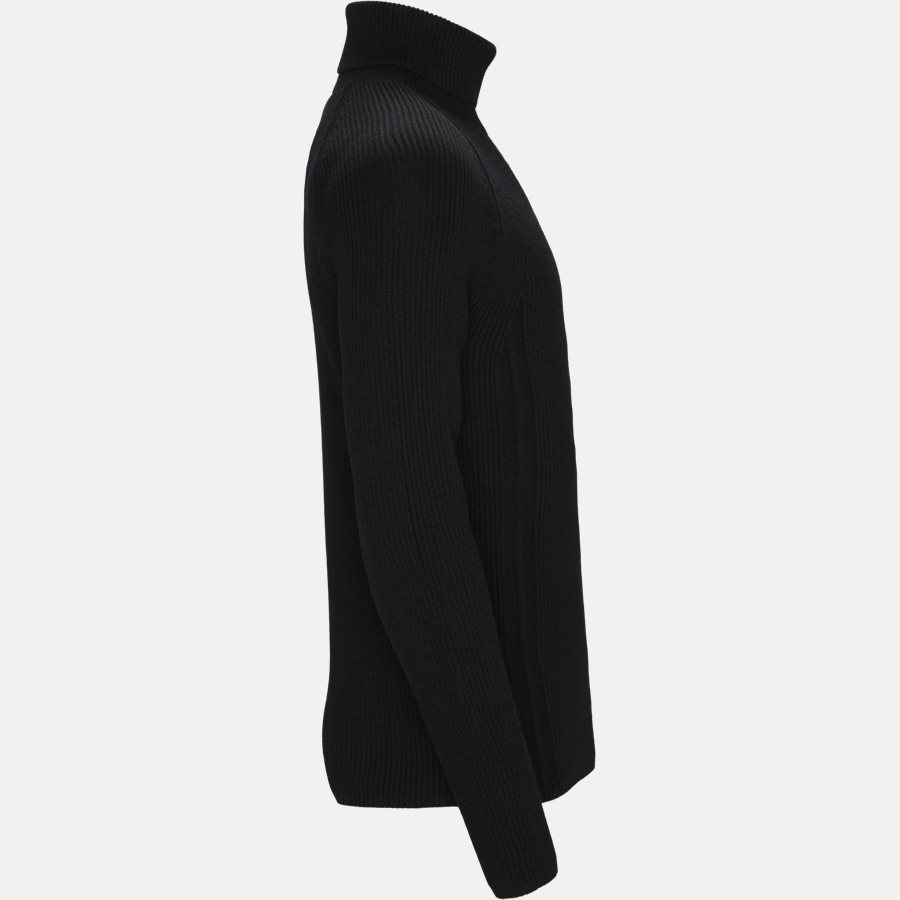 542C2 - High Neck Sweater - Strik - Regular - SORT - 4