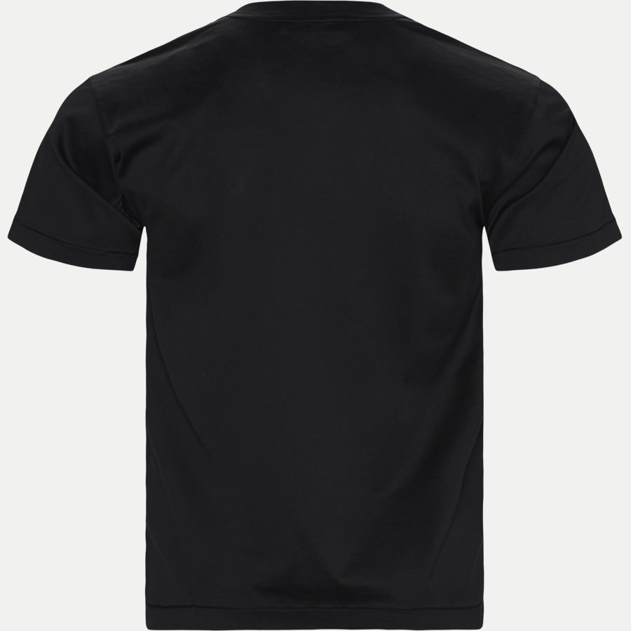 24113 - Crewneck Logo T-shirt - T-shirts - Slim - SORT - 2