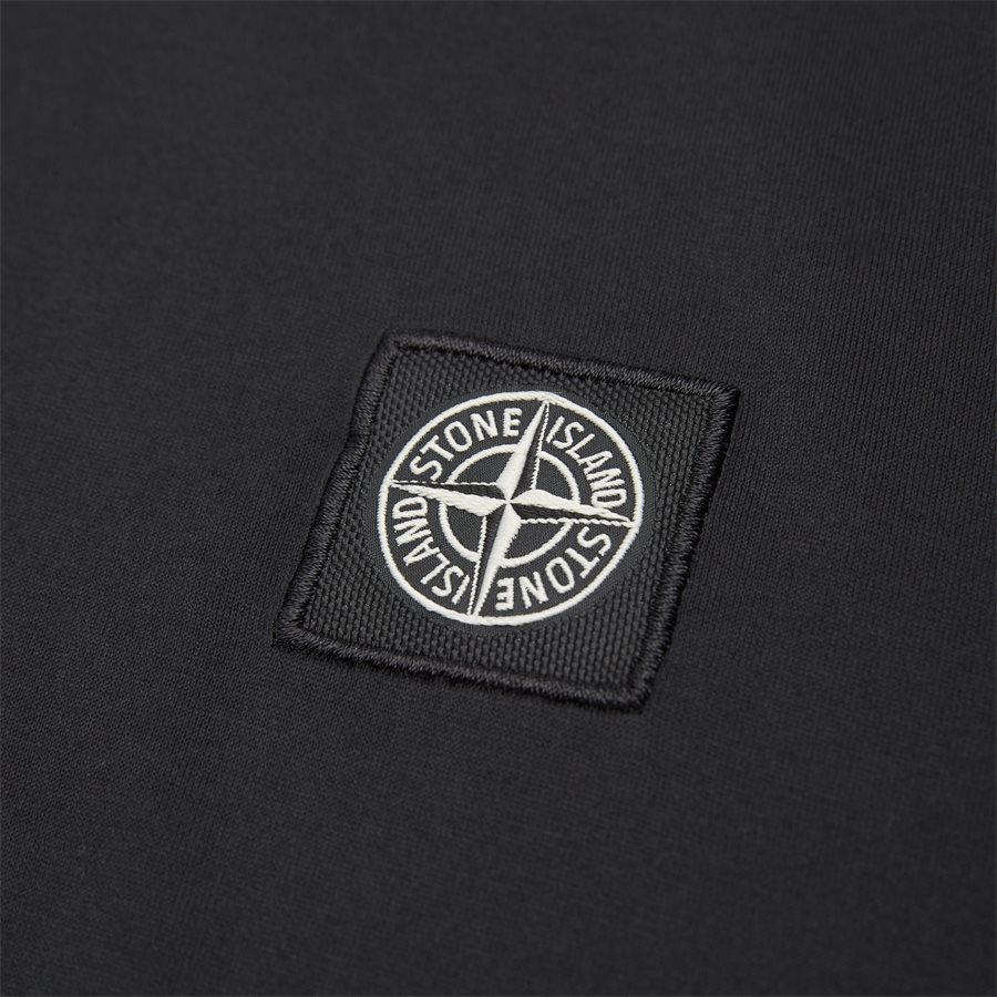 24113 - Crewneck Logo T-shirt - T-shirts - Slim - SORT - 3