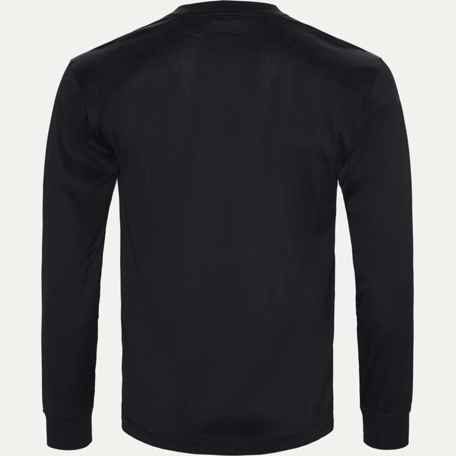 22713 - Long Sleeve Logo T-shirt - T-shirts - Slim - SORT - 2