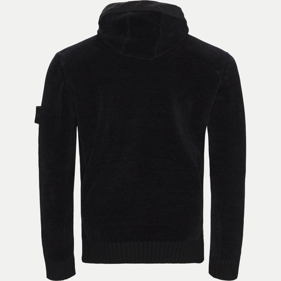 593FA - 593FA Ghost Piece Hoodie - Strik - Regular - SORT - 2