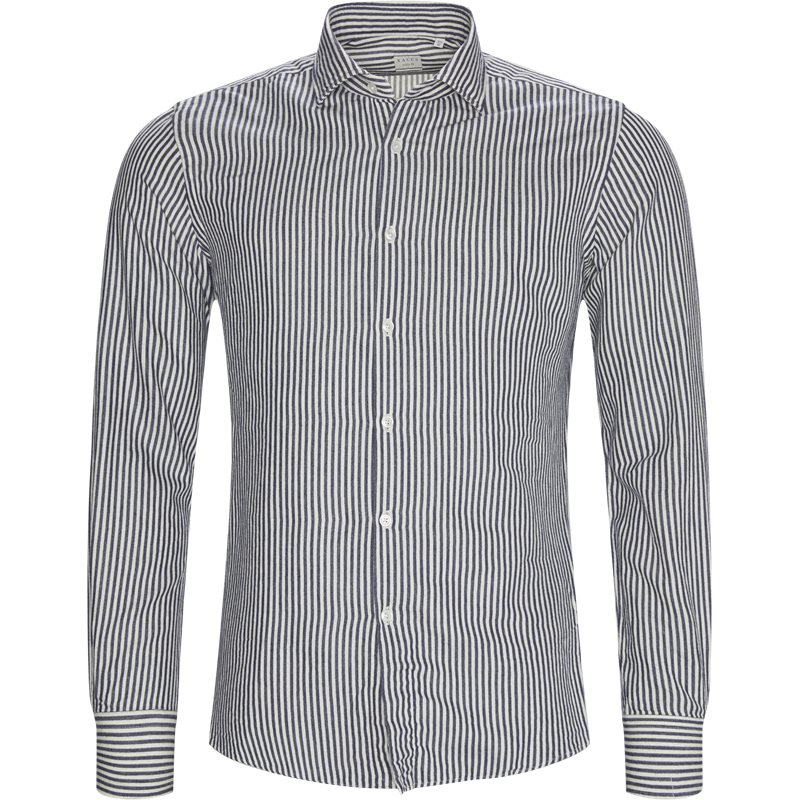 Xacus Tailor 51104 748 Skjorter Offwhite/navy Billede af Xacus Tailor 51104 748 Skjorter Offwhite/navy