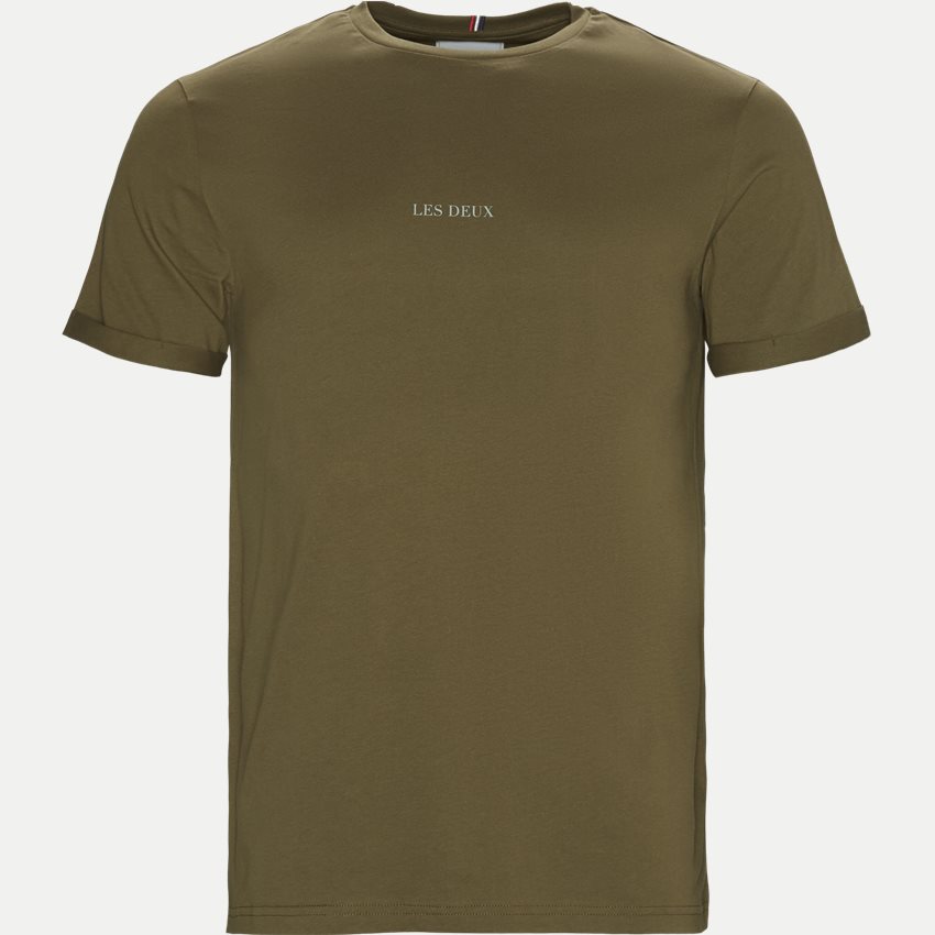 Les Deux T-shirts LENS T-SHIRT LDM101046. OLIVEN